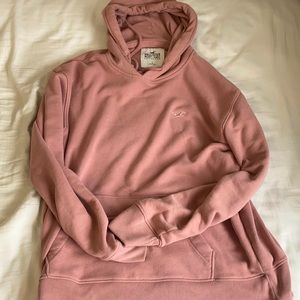 Dark pink Hollister hoodie